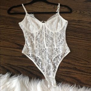 NEW White Lace bodysuit